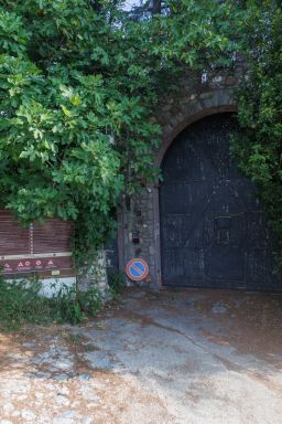 The entrance to the "Greek ampitheater" in Arcugnago, Italy.